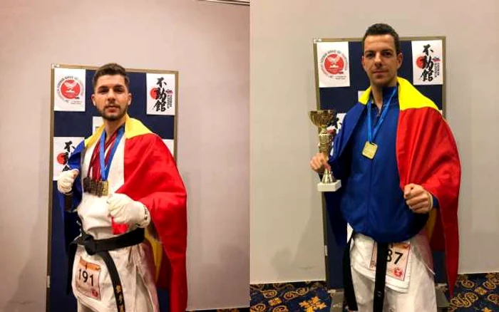 Butură Alex Dănuţ (stânga) şi Mihai-Cristian Tâmpeanu Foto: IPJ Galaţi