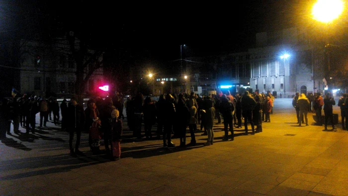 Proteste Piteşti FOTO DENIS GRIGORESCU