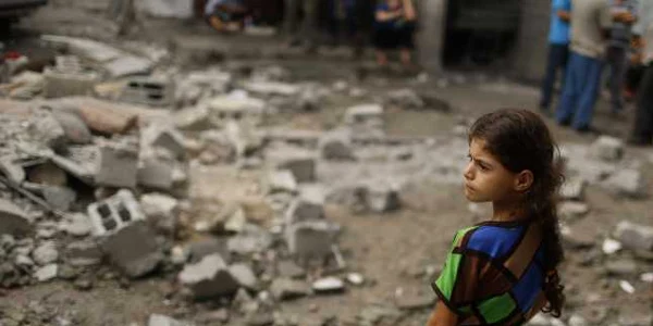 Copil in Fasia Gaza Reuters