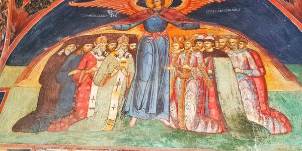 Icoana unică a Mănăstirii Govora din Vâlcea - Maica Domnului cu aripi Foto Adevărul