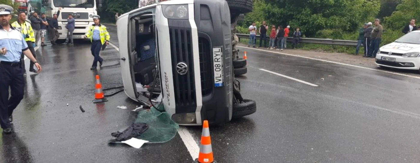 Accident grav la Coşereni FOTO Adevărul