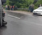 Accidentul de pe DN 7 - E 81  Bujoreni - Vâlcea microbuz plin cu pasageri răsturnat Foto Adevărul