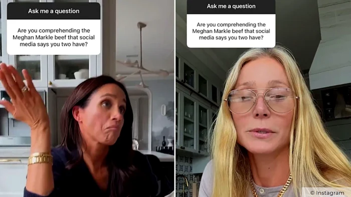 Gwyneth Paltrow și Meghan Markle, Instagram