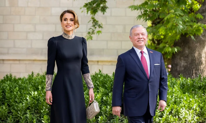 Regina rania si Regelen Abdullah al II lea al Iordaniei nunta Printul Mostenitor Hussein al Iordaniei cu Rajwa Al Saif   profimedia 0780804182 jpg