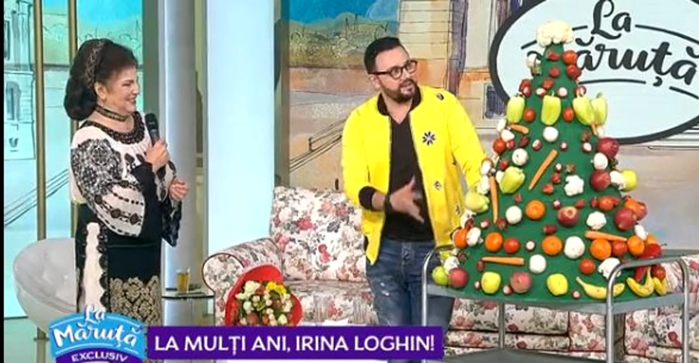 Cătălin Măruță i-a pregătit un "tort" special Irinei Loghin