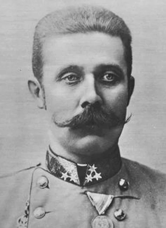 Franz Ferdinand, arhiducele Imperiului Austro-Ungar, asasinat în 1914