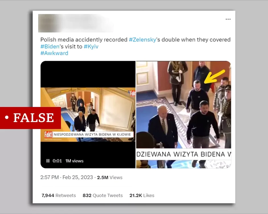 Zelesnki și-a luat din grețeală dublura cu el FOTO BBC