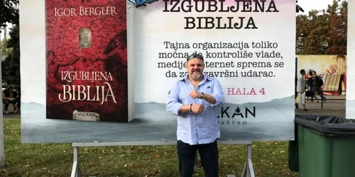 Igor Bergler la Târgul de Carte de la Belgrad