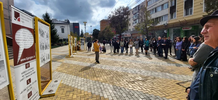 Expoziția este organizată în zona centrală a Piteștiului. FOTO INSHR EW