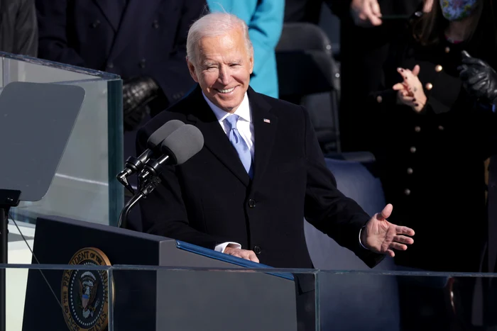 Primul discurs al lui Joe Biden în calitate de președinte al SUAFoto: Getty Images