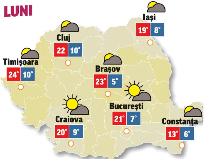 Astăzi vremea va fi destul de frumoasă, tocmai bună pentru plimbare