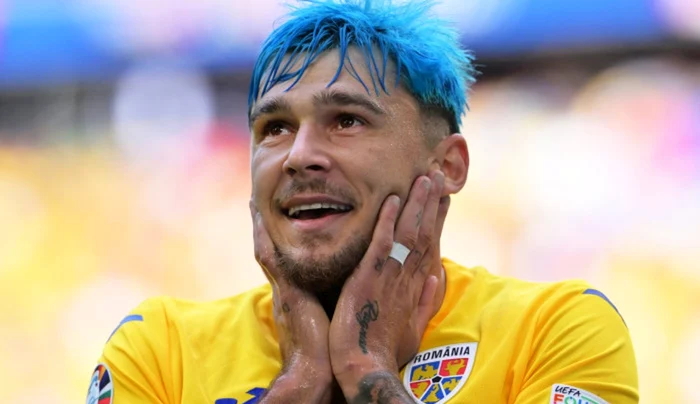 Andrei Rațiu, unul dintre cei mai buni tricolori la Euro 2024. Foto Profimedia