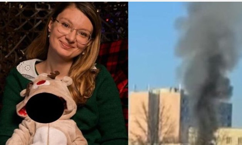 A murit bebelușul aruncat de la etaj de propria mamă în timpul unui incendiu devastator