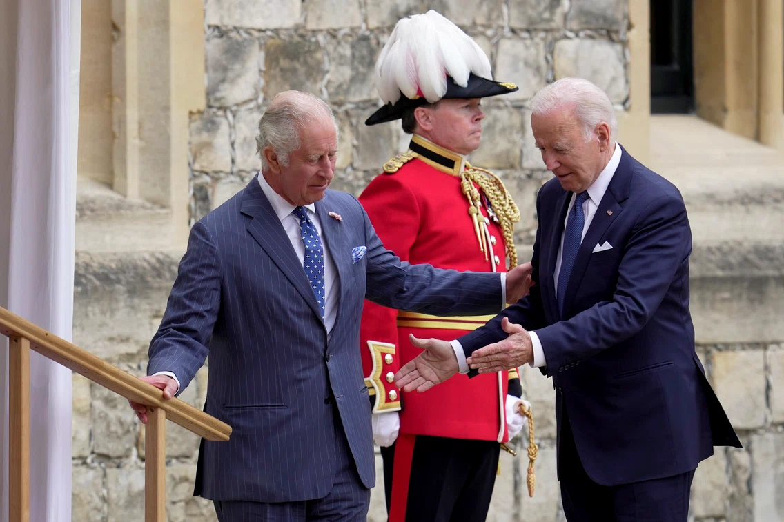 Regele Charles și președintele Joe Biden