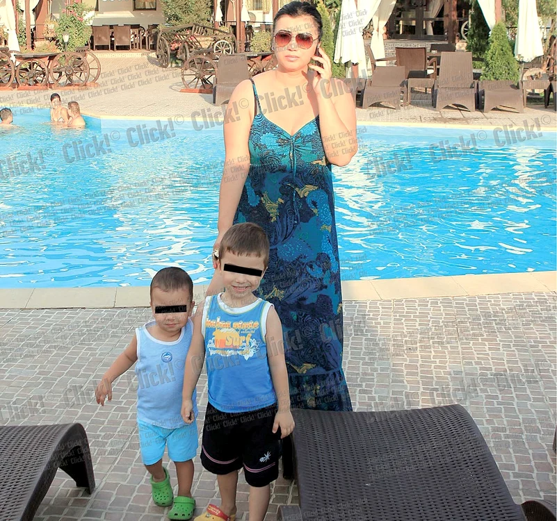 
    Adriana şi cei doi  băieţi Maximus (5 ani)  şi Eduard (2 ani)  s-au relaxat la pensiunea  unui fin din Galaţi  