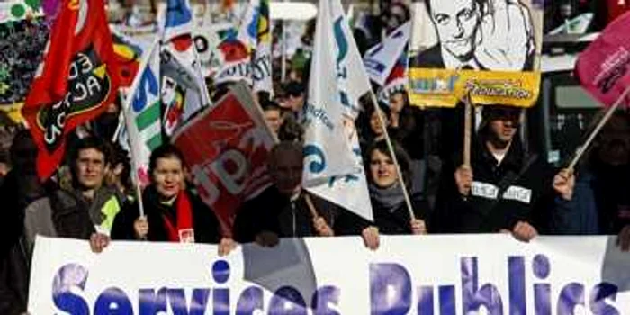 Protest al funcţionarilor europeni 