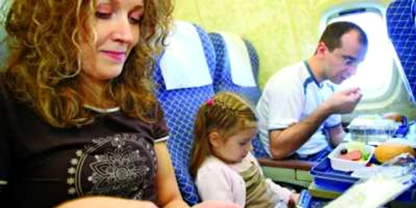 Alege din meniul din avion alimente care se digeră uşor