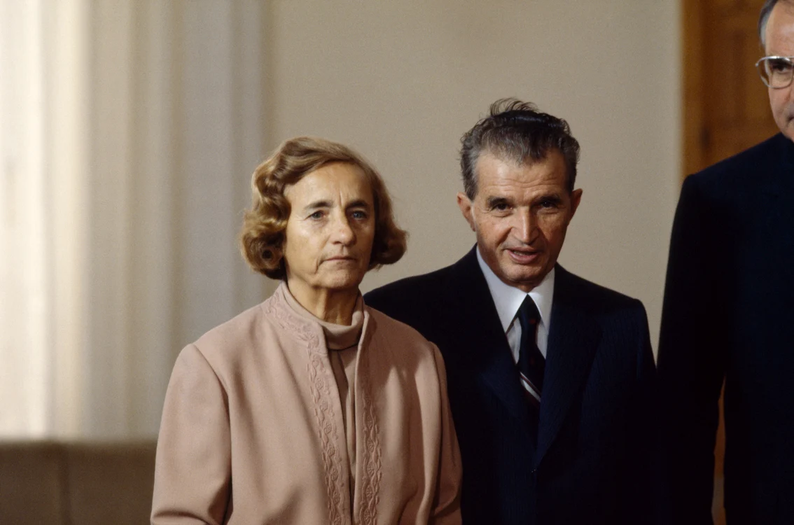 Cuplul Elena și Nicolae Ceaușescu. FOTO: Getty Images