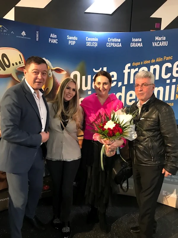Silviu Prigoană și Alexandru Pop, cu soțiile Foto Alina Erimia 