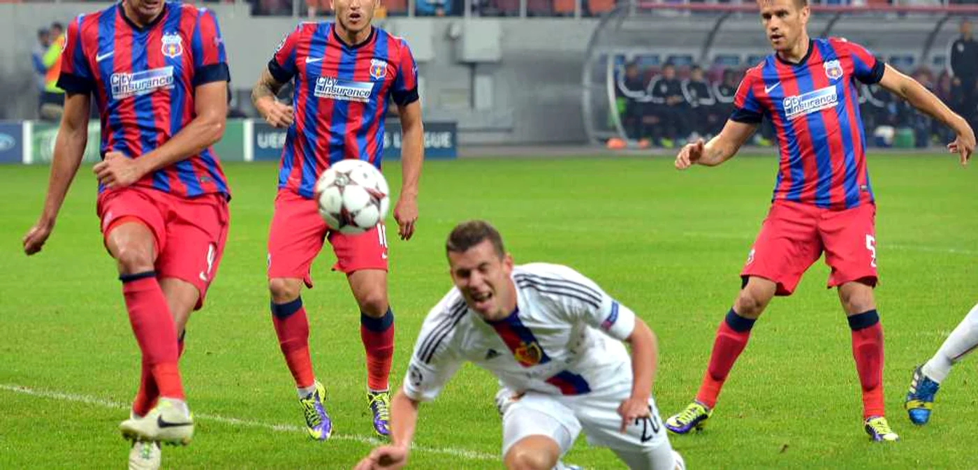 Steaua şi Basel au încheiat la egalitate la Bucureşti, scor 1-1 FOTO Rpressport.ro