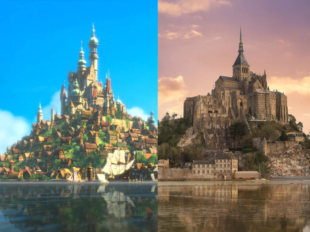 „Tangled” – Le Mont Saint – Michel,  Franţa
