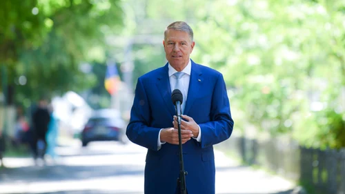 Klaus Iohannis la Spitalul Colentina FOTO Presidency