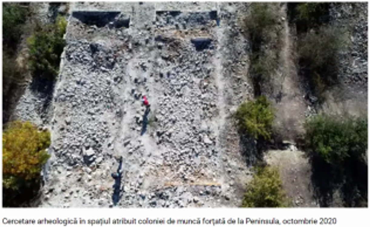 Cercetare arheologică la colonia de muncă Peninsula FOTO IICCMER