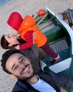 Dima Trofim, Paște cu familia la mare foto: arhiva personală