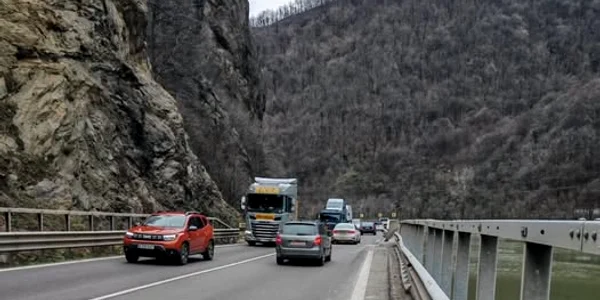 DN7 restricții de circulație pe DN 7 au fost ridicate FOTO DRDP Craiova jpg
