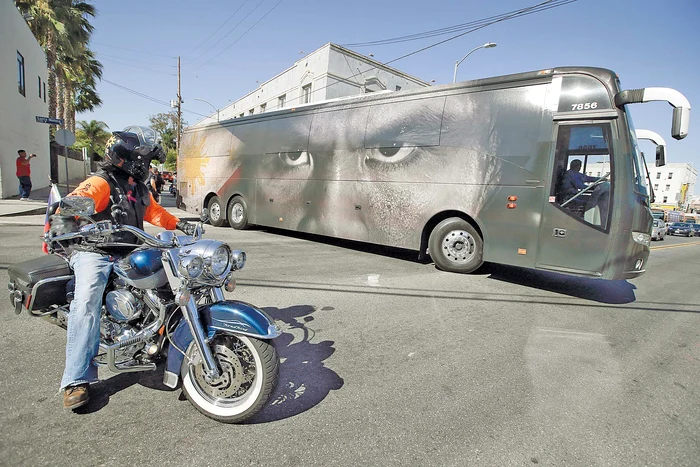 Autocarul filipinezului a atras toate privirile la intrarea în Las Vegas