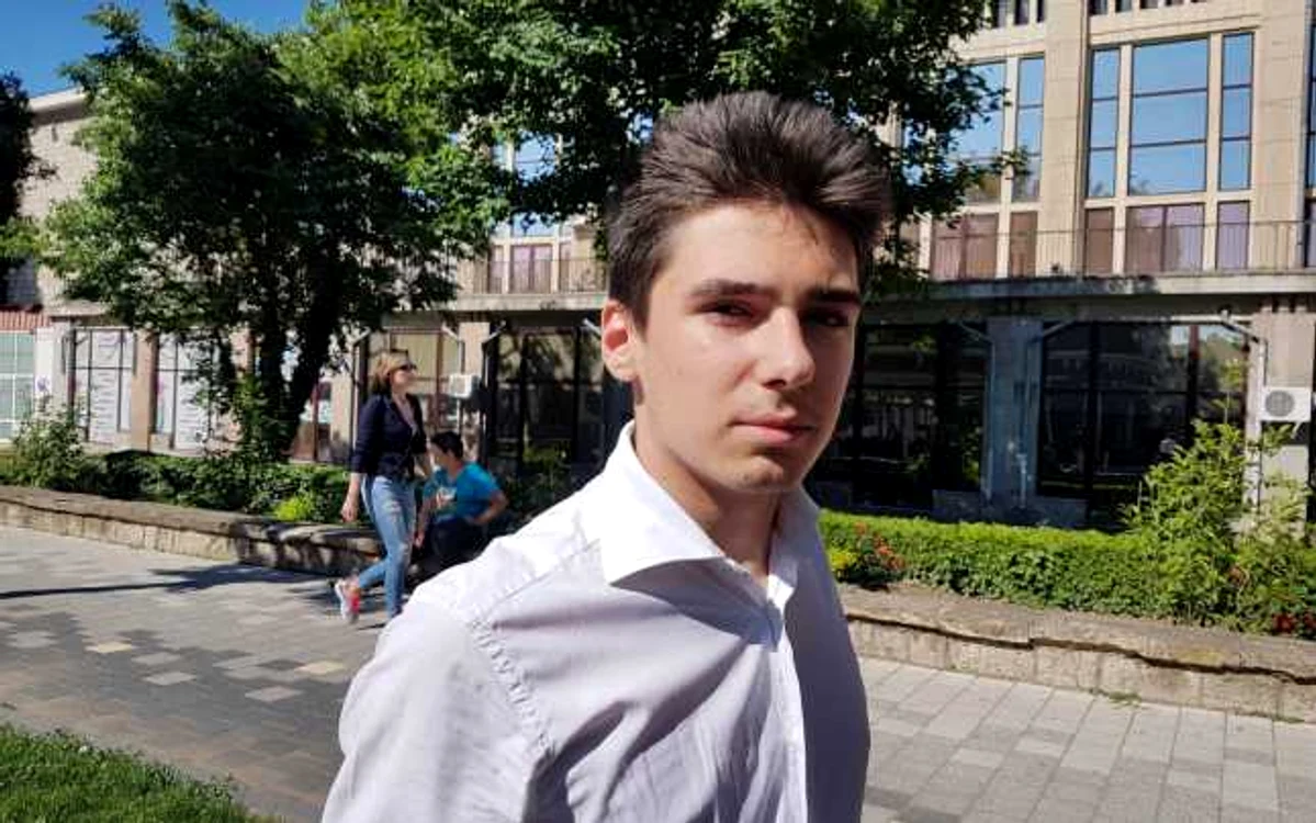 Andrei Mihai Tănase, preşedintele Asociaţiei Elevilor din Constanţa      FOTO Călin Gavrilaş