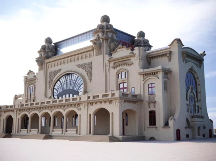 După lucrările de renovare, Cazinoul din Constanța va fi aproape de nerecunoscutfoto: Adevărul