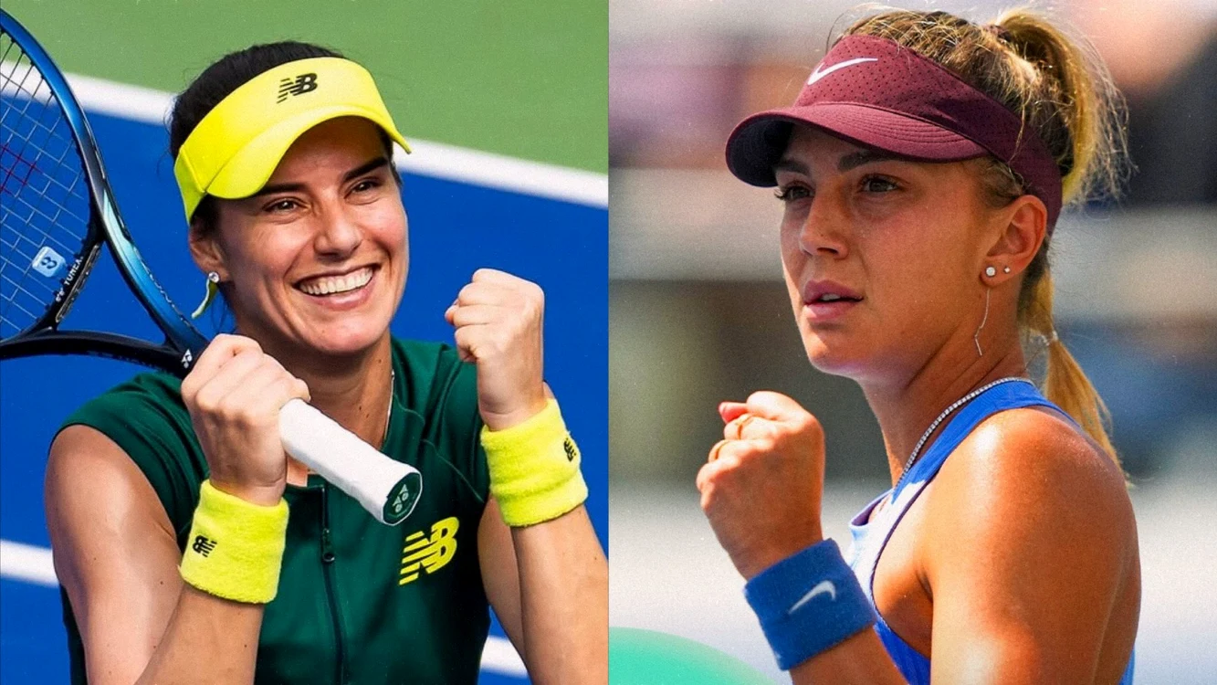 Sorana Cîrstea (stânga) și Jaqueline Cristian  Foto/Colaj WTA Instagram