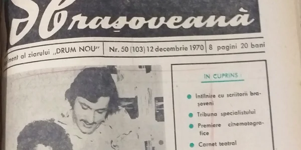 Ilie Năstase şi Ion Ţiriac în Poiana Braşov în urmă cu 50 de ani FOTO Muzeul Casa Mureşenilor Braşov