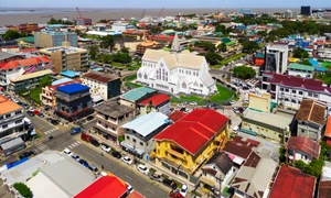 Fotografie aeriană a Georgetown, Guyana FOTO Shutterstock