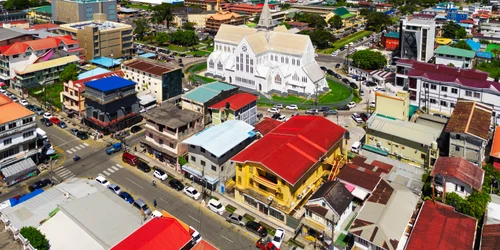 Fotografie aeriană a Georgetown, Guyana FOTO Shutterstock