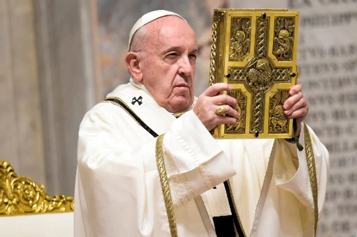 Papa Francisc a transmis un mesaj plin de speranțăFoto: AFP PHOTO / VATICAN MEDIA