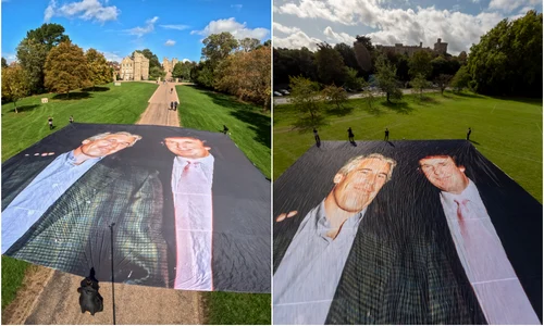  Foto Epstein și Trump, desfășurată în fața Castelului Windsor, Profimedia (2) jpg