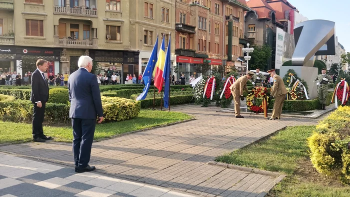 Președintele Germaniei la Timișoara FOTO Ștefan Both