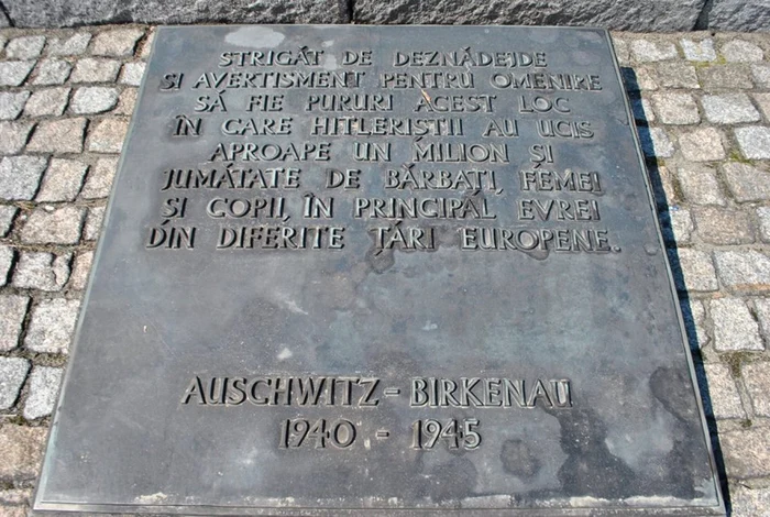 Auschwitz_placă română_foto_Silviu Reuţ