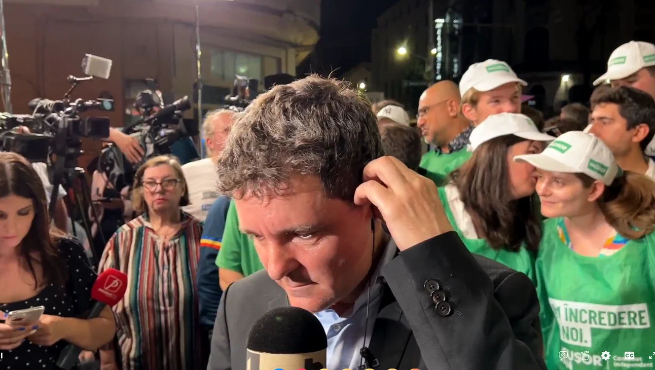 Rezultate parțiale comunicate de AEP. Nicuşor Dan: 46,88% din voturi. FOTO captură video Facebook
