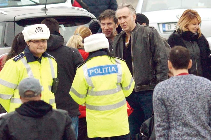 Nicolas Cage s-a împrietenit repede cu poliţiştii (Fotografii: Hepta)