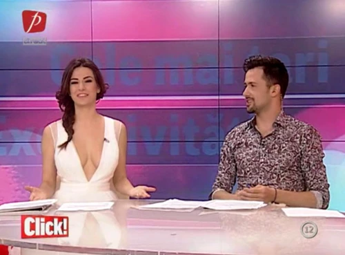 Diana Bart şi Alexandru Constantin, prezentatorii emisiunii Click!