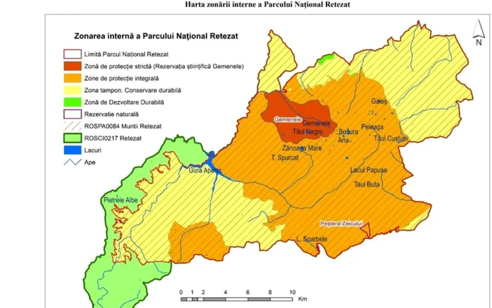 harti retezat foto pnr plan de management