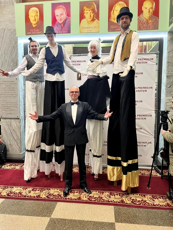 Directorul Teatrului „Stela Popescu”, actorul Cristian Șofron FOTO Arhivă personală
