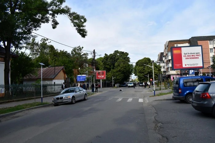 Femeia a fost acorșată pe trecere FOTO. martor
