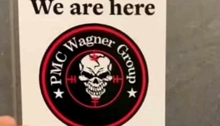 Stickere cu logo-ul grupării Wagner au apărut la Cracovia FOTO Captură