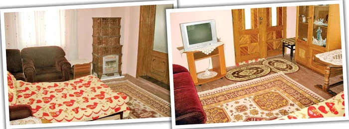 Cele şase camere  funcţionale păstrează  mobila şi covoarele  din timpul copilăriei  avocatei