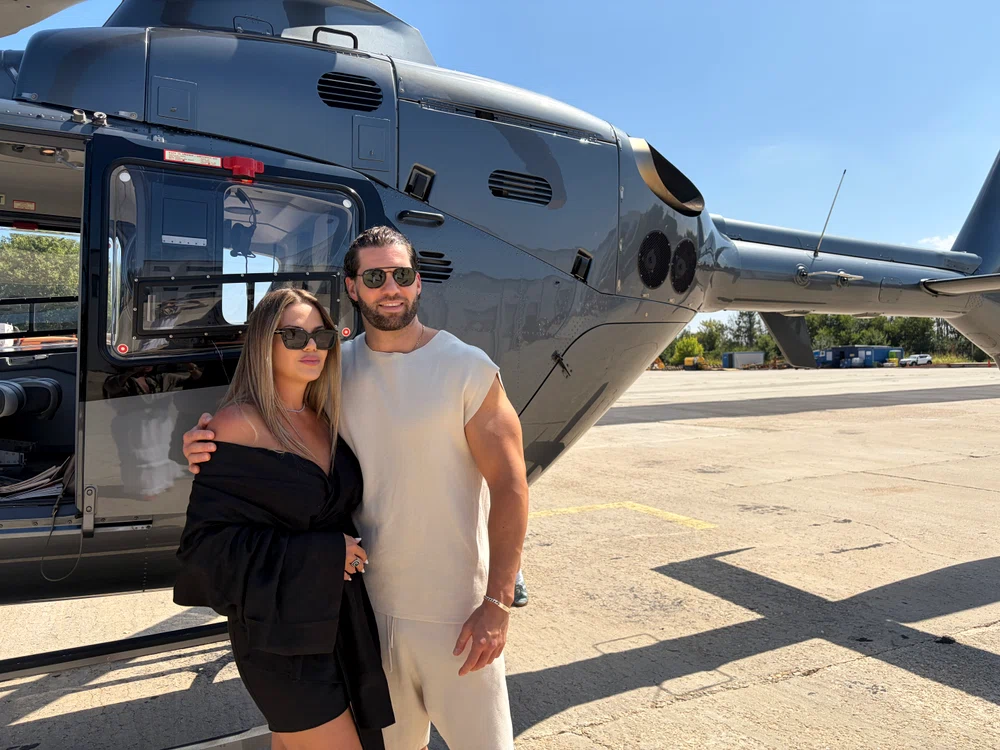 Florian Munteanu, alături de Oana, soția lui Eduard Irimia