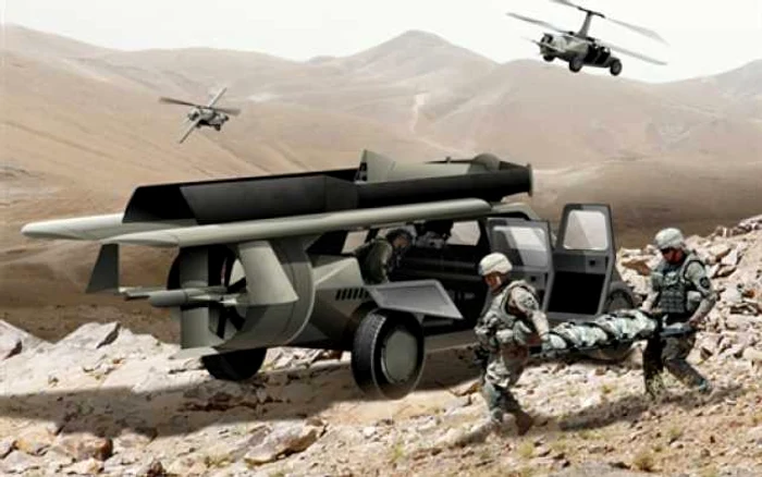 Noul Humvee zburător, pregătit pentru armata SUA